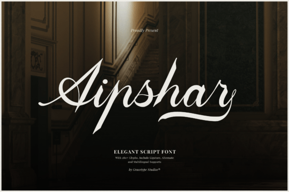 Aipshar: A Timeless Script Font for Digital Design