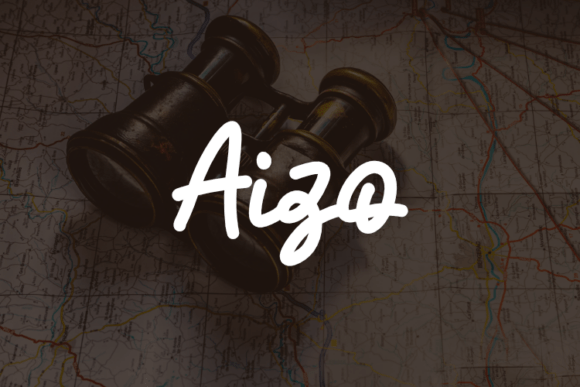Aizo: A Versatile Script Font for Dynamic Campaigns