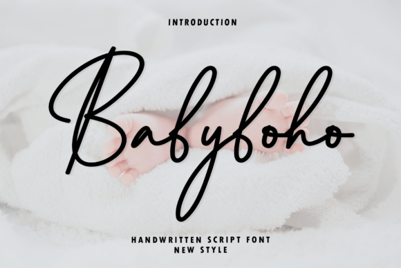 Babyboho: A Script Font for Handmade Crafters and Product Creators