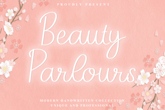 Beauty Parlours: A Script Font for Autumnal Branding