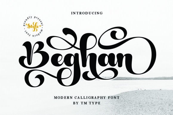 Beghan: A Script Font That Elevates Digital Branding