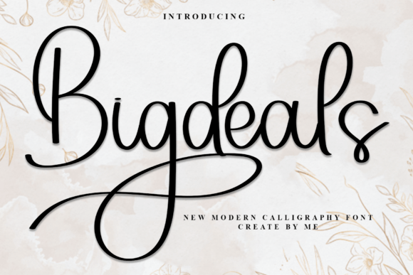 Bigdeals: The Playful Script Font for Memorable Digital Campaigns