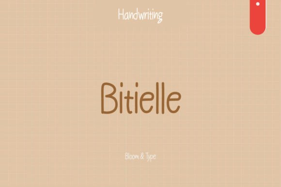 Bitielle: A Warm Script Font for Editorial Design