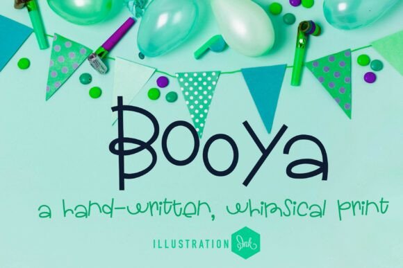 Booya: The Font That Turns Words Into Wishes