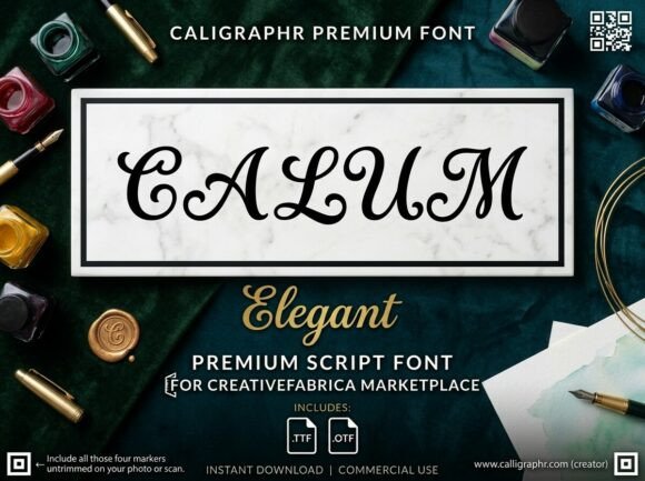 Calum: The Script Font That Elevates Your Brand