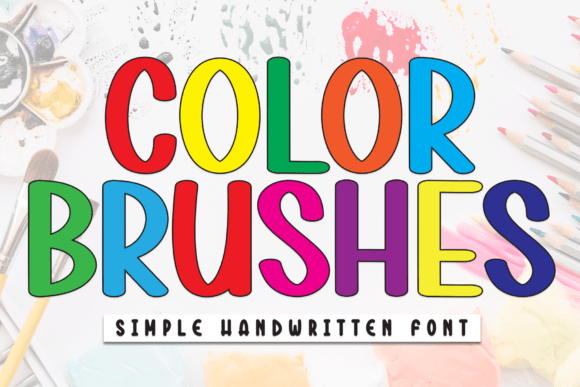 Color Brushes: A Font That Speaks with Style