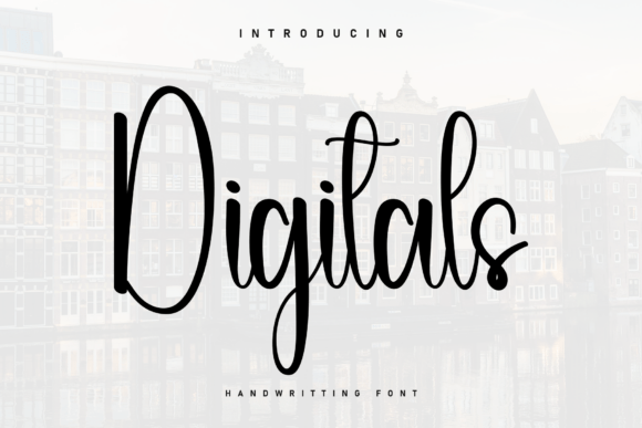 Digitals: A Script Font for Dynamic Editorial Design
