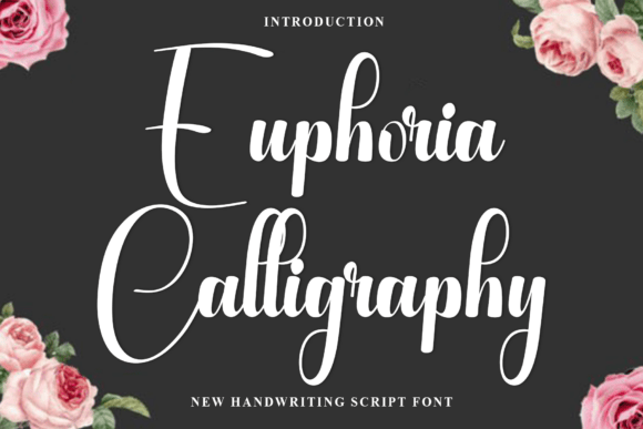 Euphoria Calligraphy: A Festive Font for Campaign Creativity