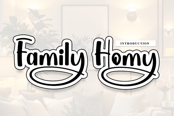 Family Homy: A Timeless Script Font for Web Design