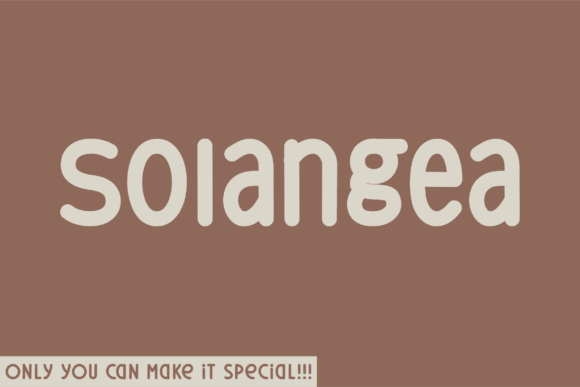 Font Choice That Matters: Solangea for Campaign Success