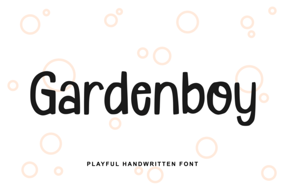 Gardenboy: A Warm, Hand-Drawn Font for Branding Projects