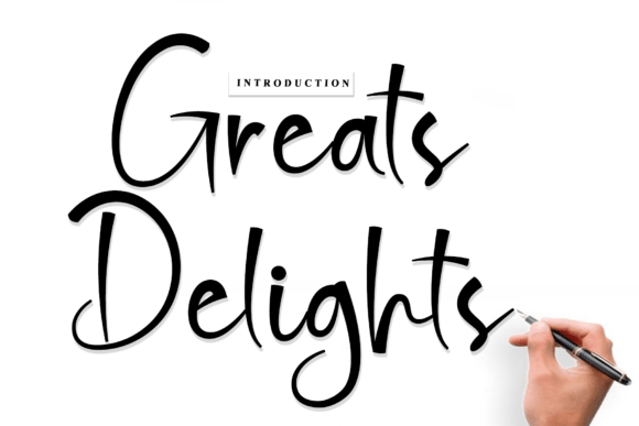 Greats Delights: A Script Font for Warm, Organic Branding