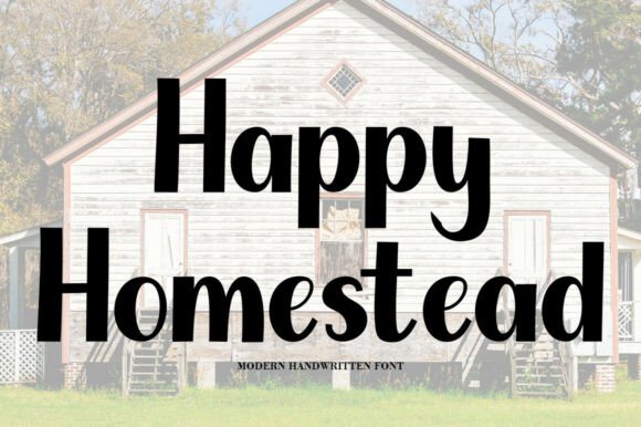Happy Homestead: A Font That Breathes Life Into Editorial Design