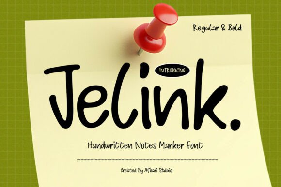 Jelink: A Font That Feels Like Handwritten Magic