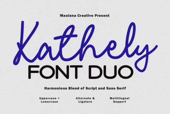 Kathely: A Versatile Font for Modern Branding