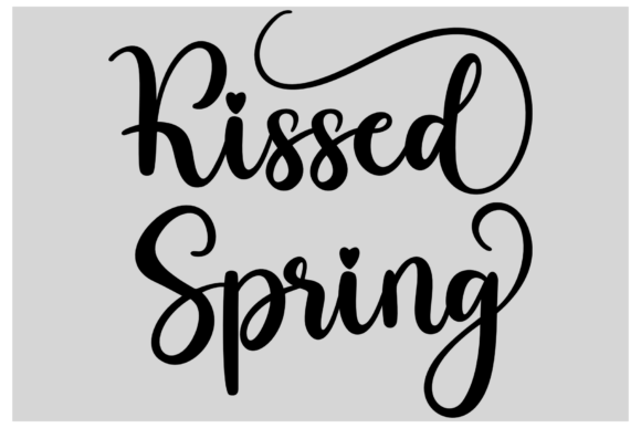 Kissed Spring: A Delicate Script for Branding Magic