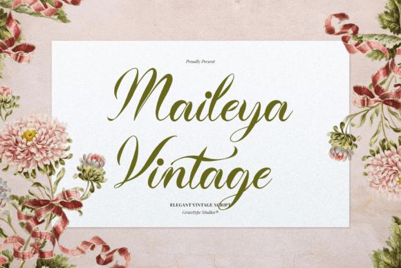 Maileya Vintage: A Timeless Script for Handmade Creators