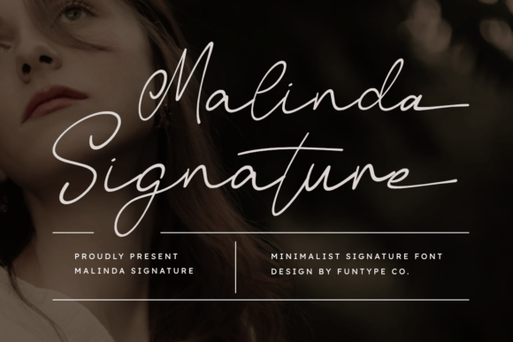 Malinda Signature: A Timeless Script Font for Digital Design