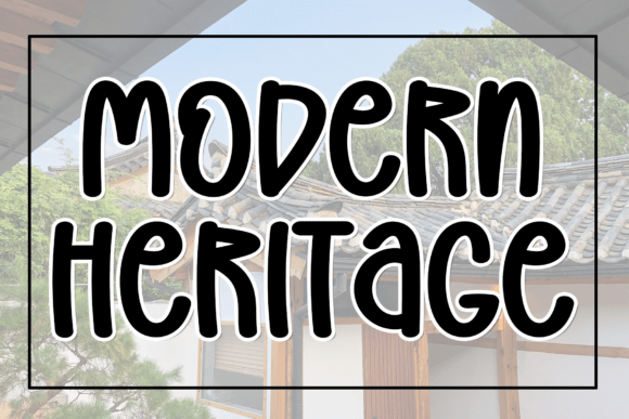 Modern Heritage: A Versatile Display Font for Digital Branding