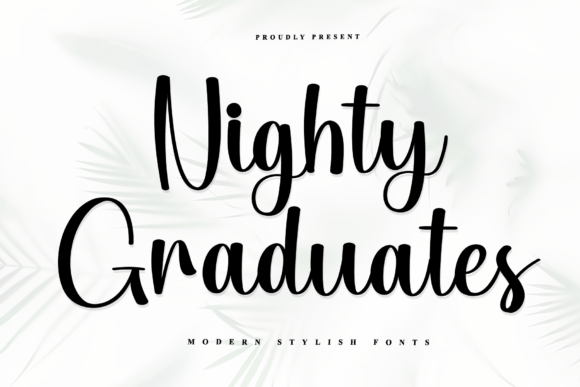 Nighty Graduates: A Script Font That Elevates Web Design