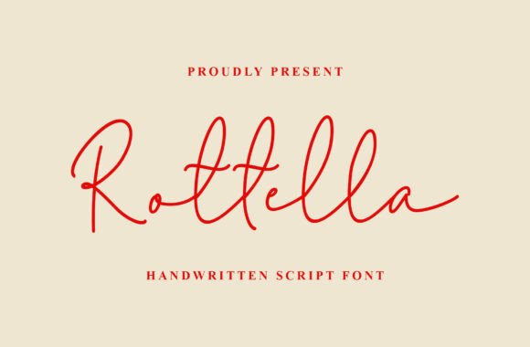 Rotella: A Handwritten Font for Authentic Branding