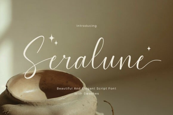 Seralune: A Script Font for Elegant Branding