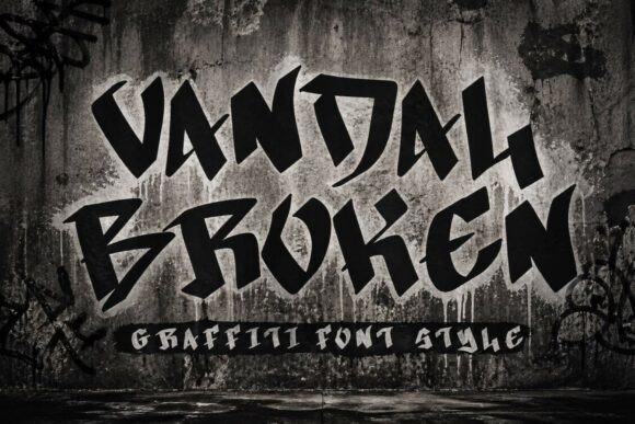 Vandal Broken Font Review: A Graffiti-Inspired Typographic Statement